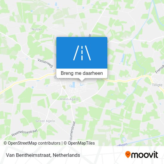 Van Bentheimstraat kaart
