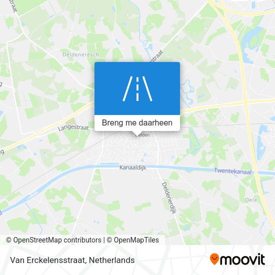Van Erckelensstraat kaart