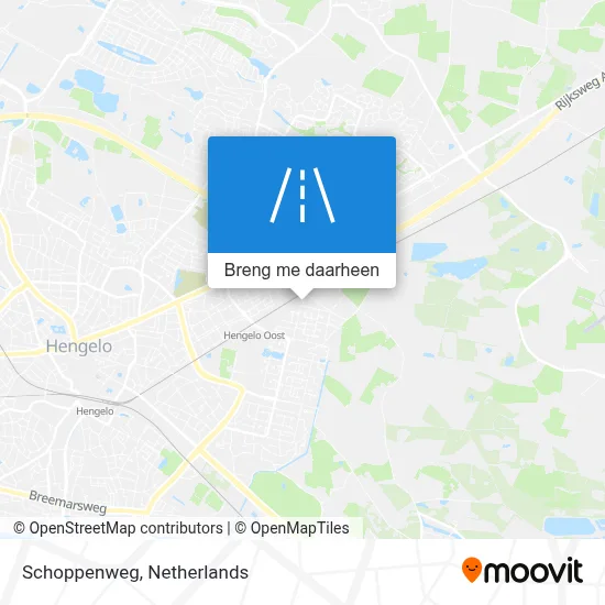 Schoppenweg kaart