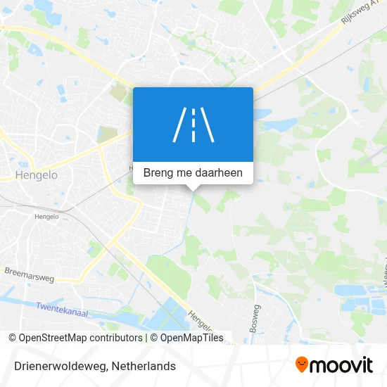 Drienerwoldeweg kaart