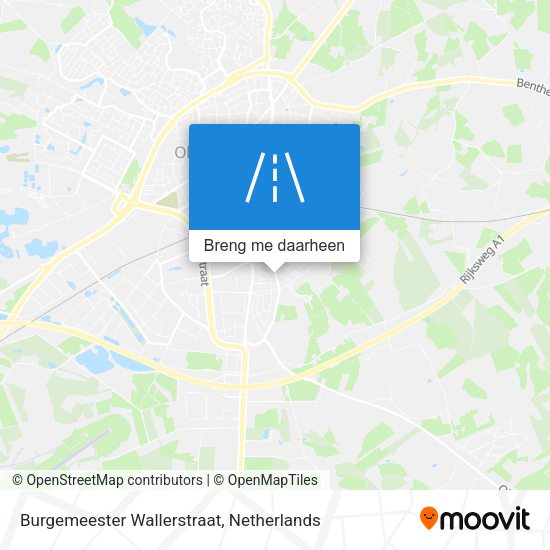 Burgemeester Wallerstraat kaart