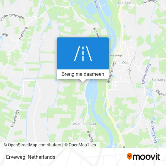 Erveweg kaart