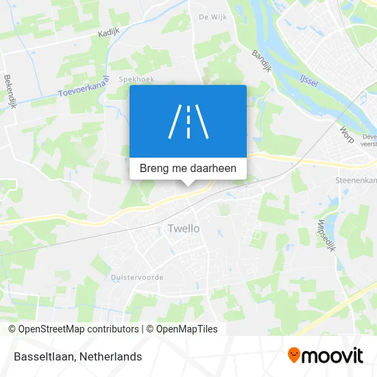 Basseltlaan kaart