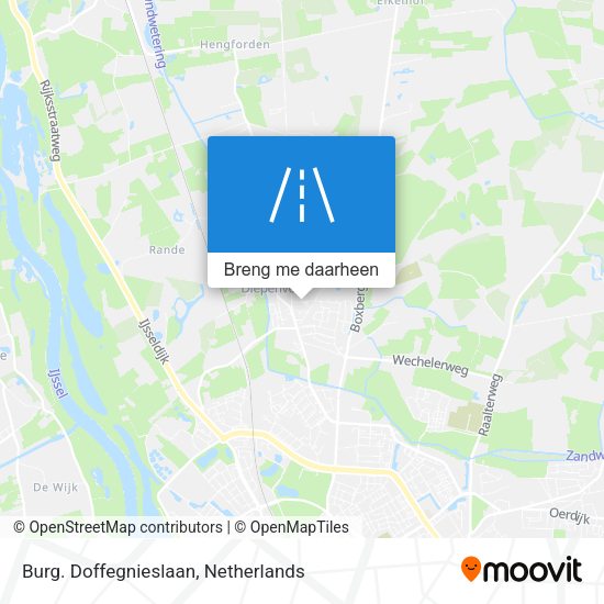 Burg. Doffegnieslaan kaart
