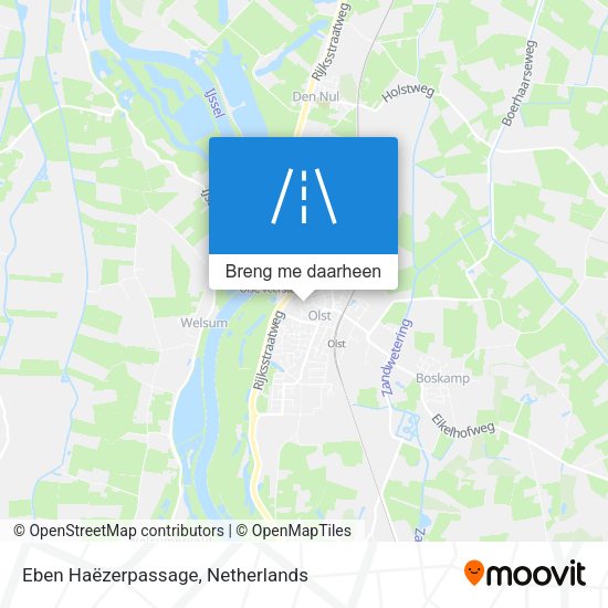 Eben Haëzerpassage kaart