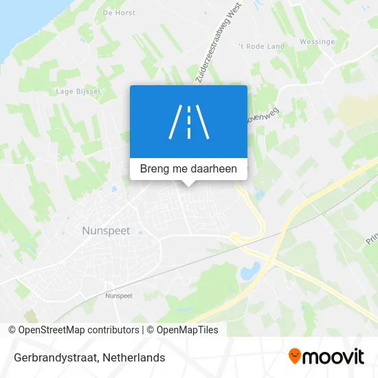 Gerbrandystraat kaart