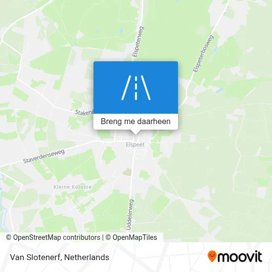 Van Slotenerf kaart