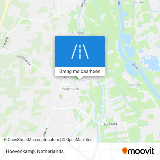Hoevenkamp kaart
