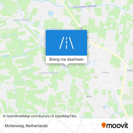 Molenweg kaart