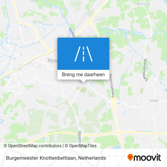 Burgemeester Knottenbeltlaan kaart