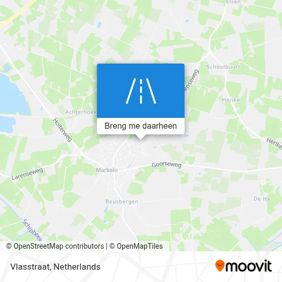 Vlasstraat kaart