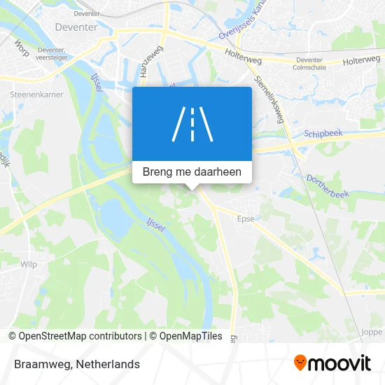 Braamweg kaart