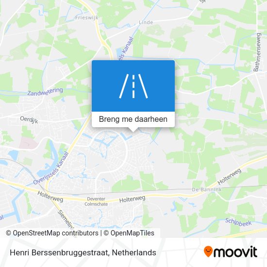 Henri Berssenbruggestraat kaart