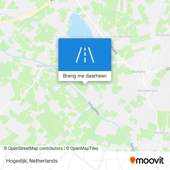 Hogedijk kaart