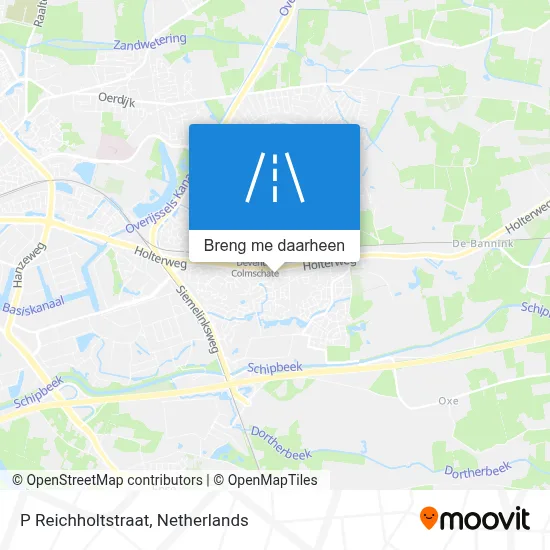 P Reichholtstraat kaart