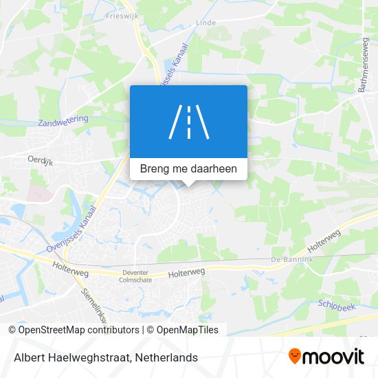 Albert Haelweghstraat kaart