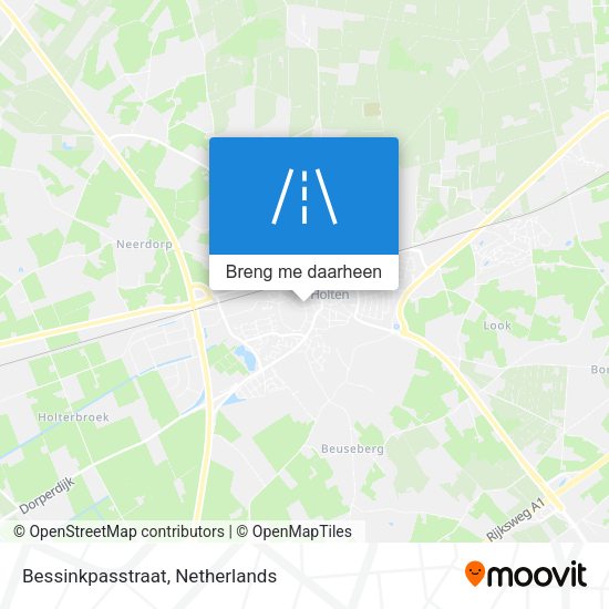 Bessinkpasstraat kaart