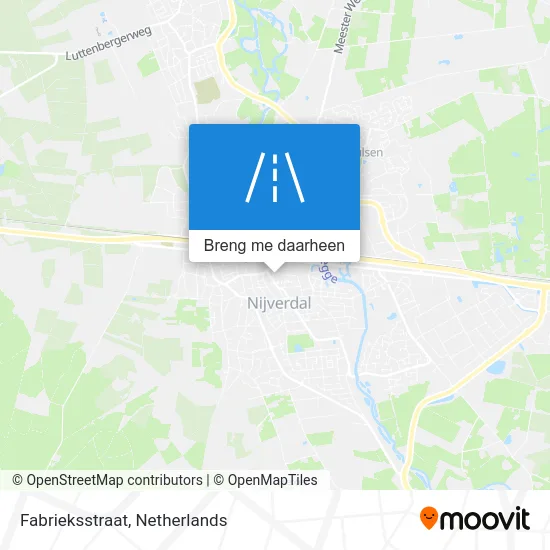 Fabrieksstraat kaart