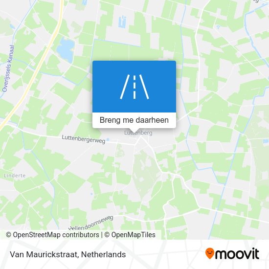 Van Maurickstraat kaart