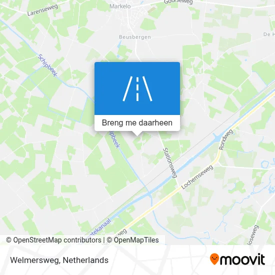 Welmersweg kaart