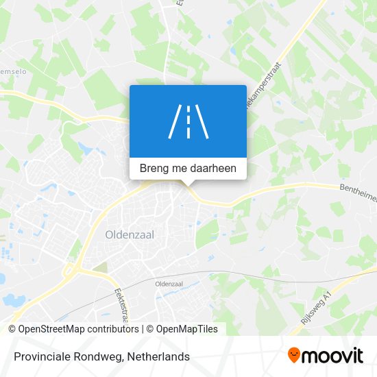 Provinciale Rondweg kaart