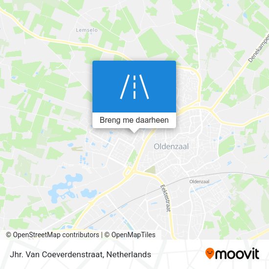 Jhr. Van Coeverdenstraat kaart