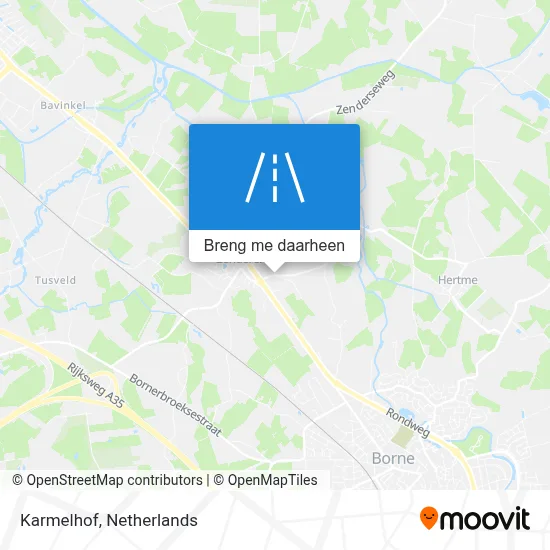 Karmelhof kaart