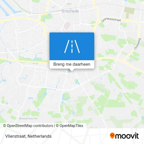 Vlierstraat kaart