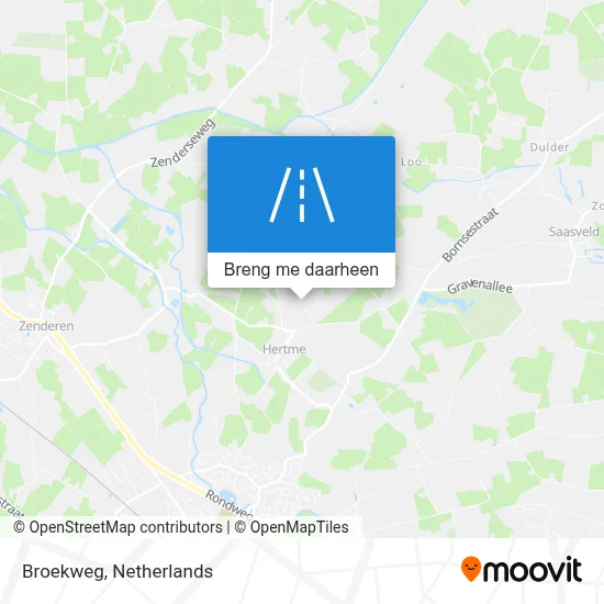 Broekweg kaart