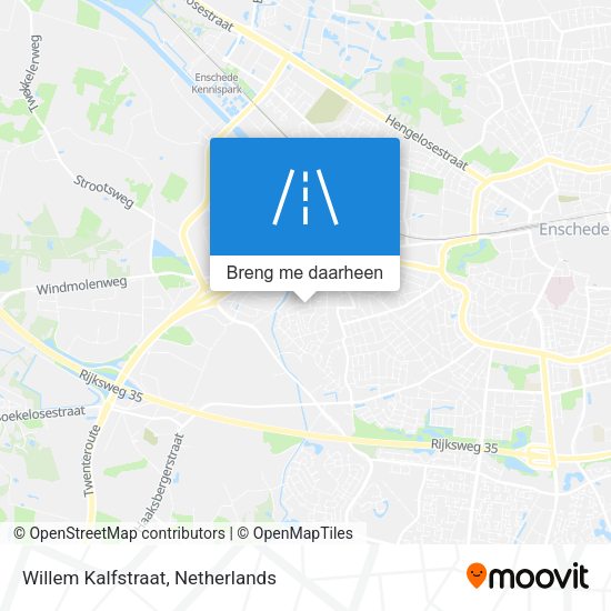 Willem Kalfstraat kaart