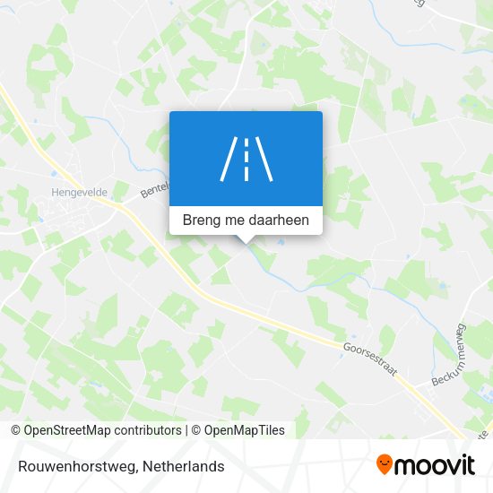 Rouwenhorstweg kaart