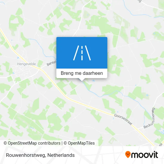 Rouwenhorstweg kaart