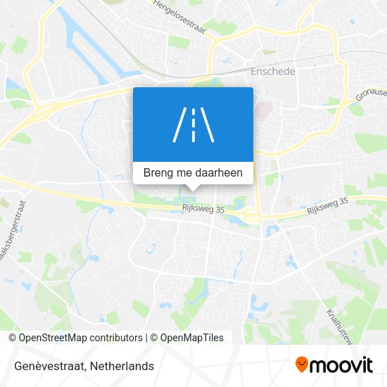 Genèvestraat kaart