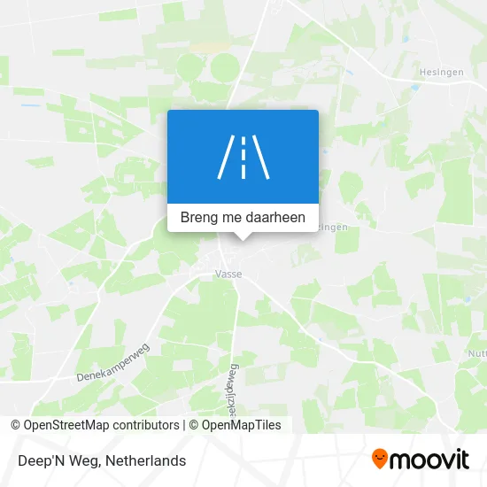 Deep'N Weg kaart