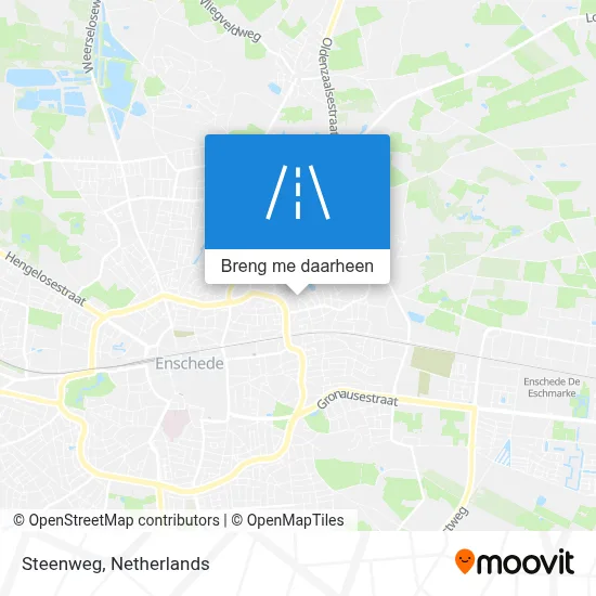 Steenweg kaart