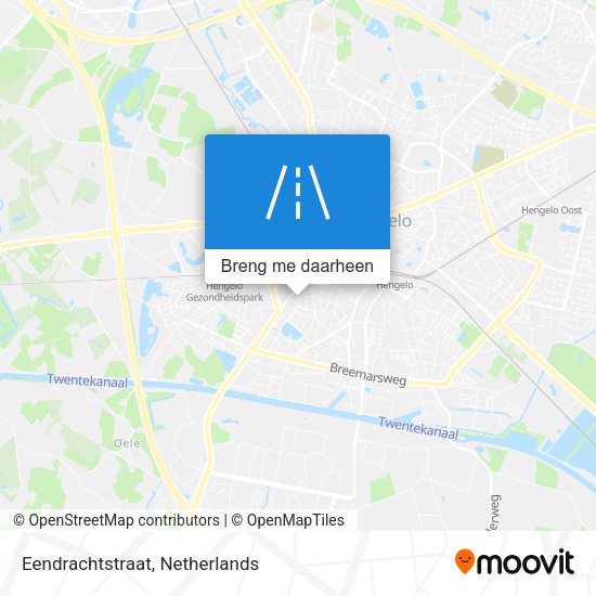 Eendrachtstraat kaart