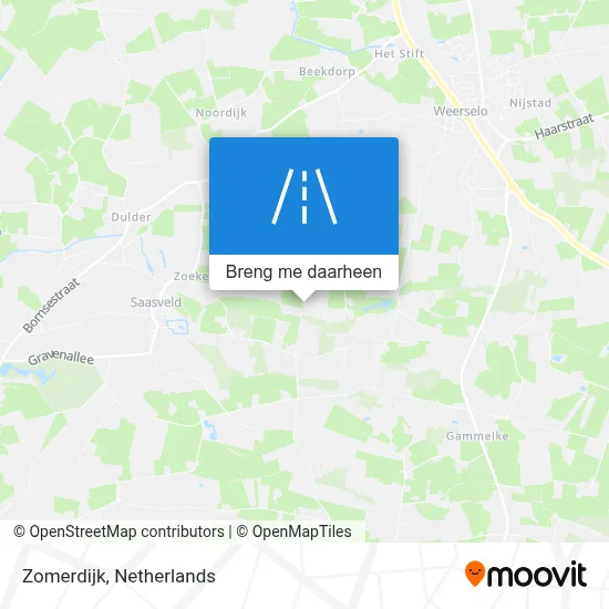 Zomerdijk kaart