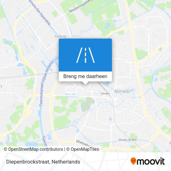 Diepenbrockstraat kaart