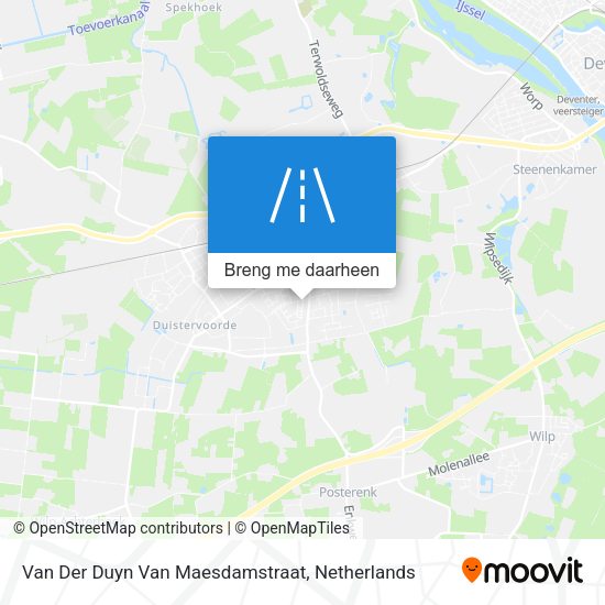 Van Der Duyn Van Maesdamstraat kaart