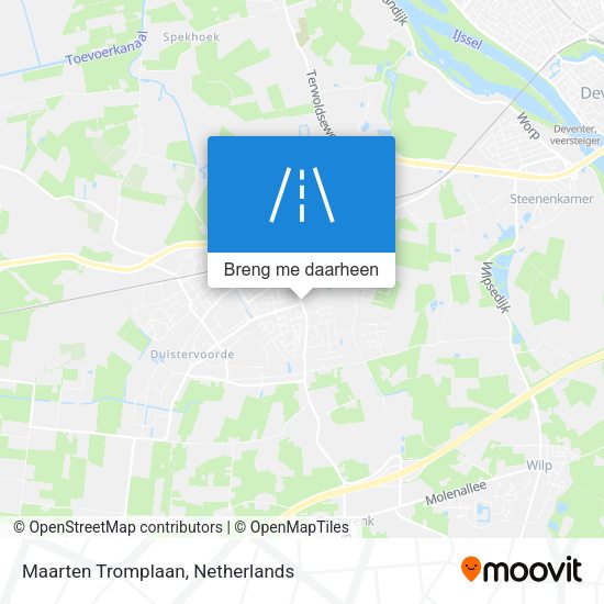 Maarten Tromplaan kaart