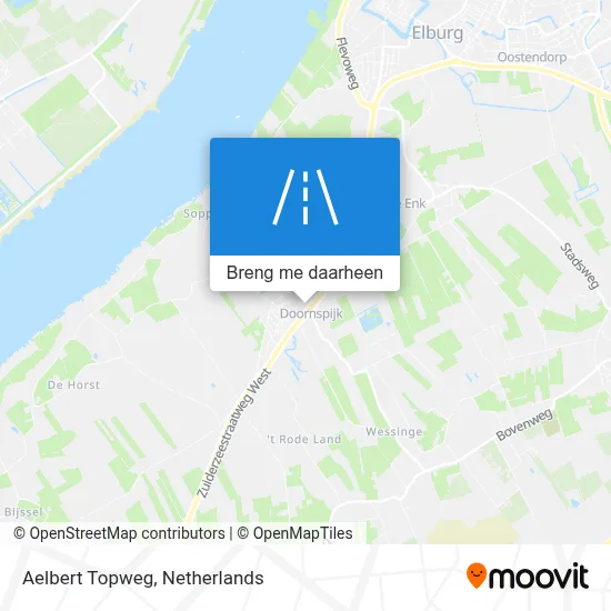 Aelbert Topweg kaart