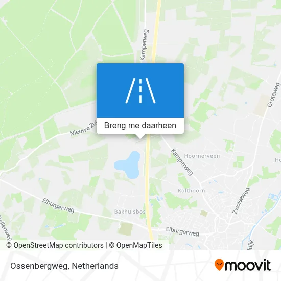 Ossenbergweg kaart