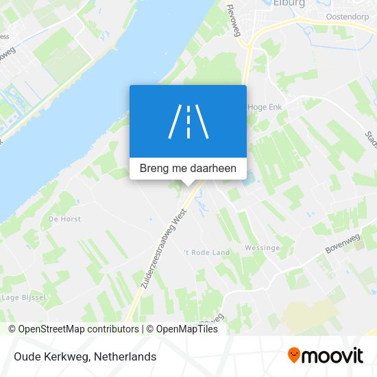 Oude Kerkweg kaart