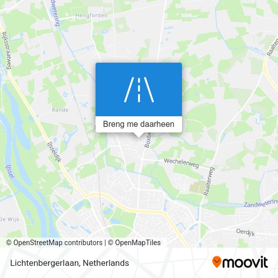 Lichtenbergerlaan kaart