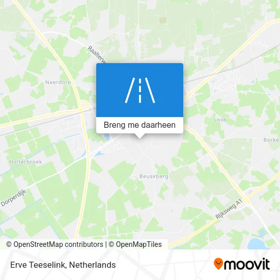 Erve Teeselink kaart
