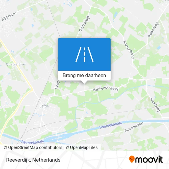 Reeverdijk kaart