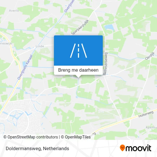 Doldermansweg kaart