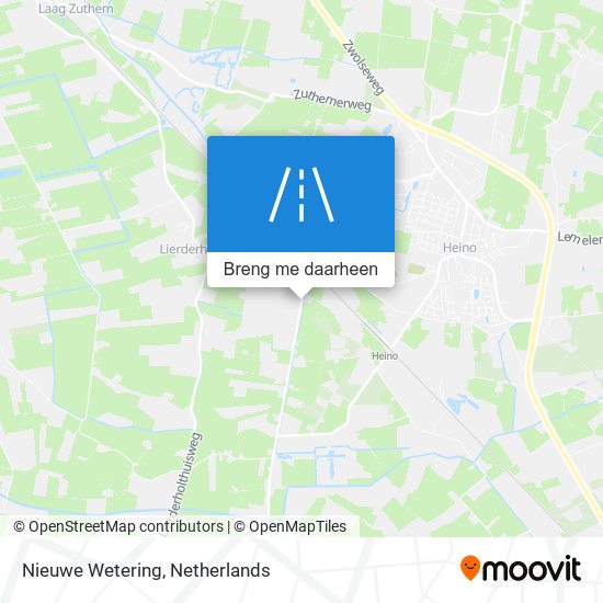 Nieuwe Wetering kaart