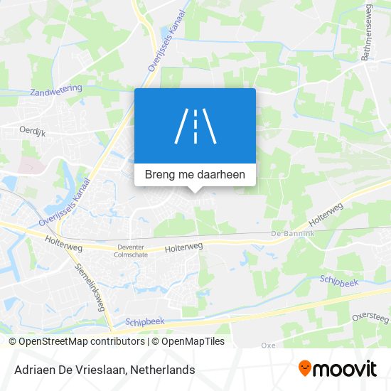 Adriaen De Vrieslaan kaart