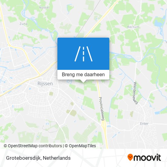 Groteboersdijk kaart